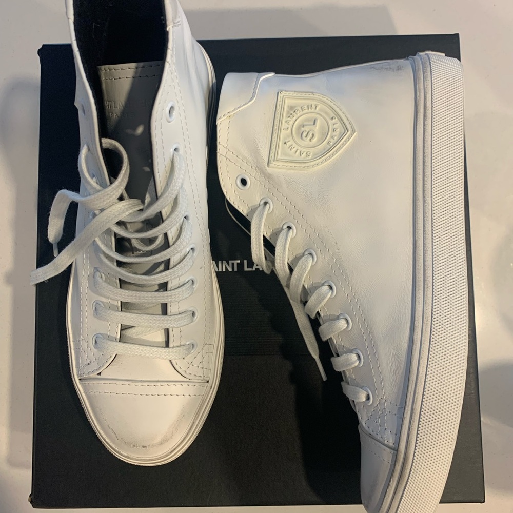 YSL converse style Leather shoes